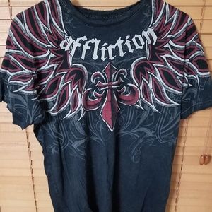 Like New Affliction Frankie Edgar t-shirt